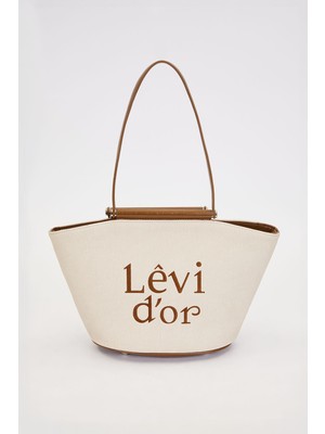 Levidor Yeşil Kumaş Görünümlü Omuz Çantası