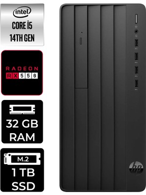Hp Prodesk 2 Intel Core I5 14400 32GB 1tb SSD RX550/4GB Fdos Masaüstü Bilgisayar & Per4 USB Bellek B70VQATPN366