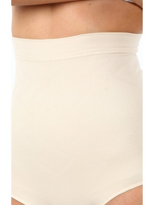 Miorre Yüksek Bel Slip Şekillendirici Korse Silikonlu Ten Renkli Kadınlar İçin Özel Model