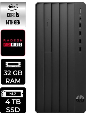 Hp Prodesk 2 Intel Core I5 14400 32GB 4tb SSD RX550/4GB W11H Masaüstü Bilgisayar & Per4 USB Bellek B70VQATPN388