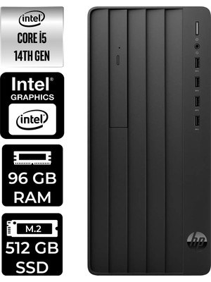 Hp Prodesk 2 Intel Core I5 14400 96GB 512GB SSD W11P Masaüstü Bilgisayar & Per4 USB Bellek B70VQATPN357