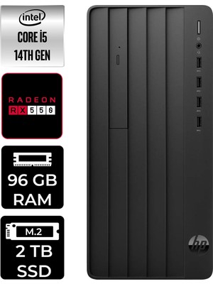 Hp Prodesk 2 Intel Core I5 14400 96GB 2tb SSD RX550/4GB W11H Masaüstü Bilgisayar & Per4 USB Bellek B70VQATPN399