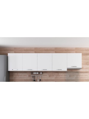 Minar 300 cm Mutfak Dolabı Beyaz 300-B11-ÜST Modül