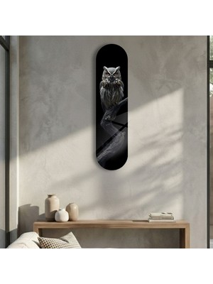Decorita Cam Kaykay Tablo | Baykuş | 80X20