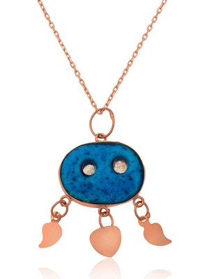 DMR Elegance Gümüş Süryani Gözü Kolye