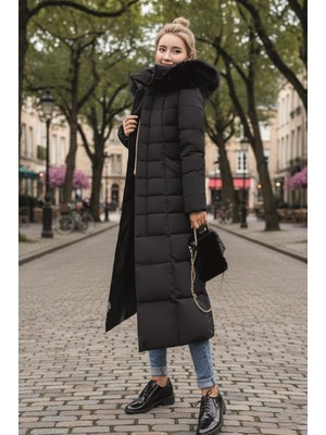 Barbora Günlük Kışlık Tam Boy Kadın Şişme Mont