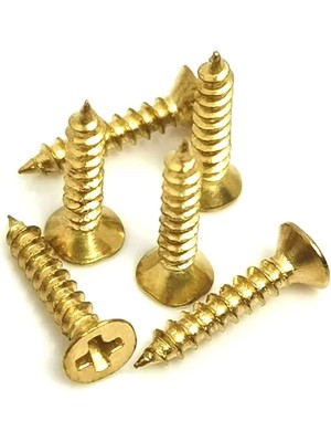 İnura Global Klips, Menteşe, Ayak, Ağaç, Sunta Vidası 3X13 mm - Sarı 1000 Adet