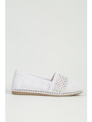 Benetton Pierre Cardin Beyaz Kadın Babet PC-7766