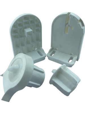 MorPerde 32'lik Beyaz Zincir Mekanizma Kare Tıpalı ve Mandallı Ayaklı Takım