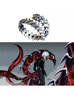 Herşey Nota Anime Tokyo Ghoul Kaneki Ken Yüzük Ayarlanabilir