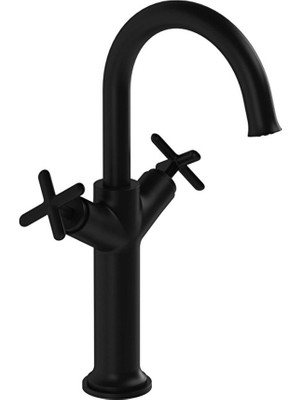 Artema Vitra Origin Classic Çanak Lavabo Bataryası Mat Siyah A4288636