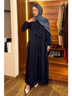 İlkimay.com Sarev Tesettür Elbise 1694 - Lacivert