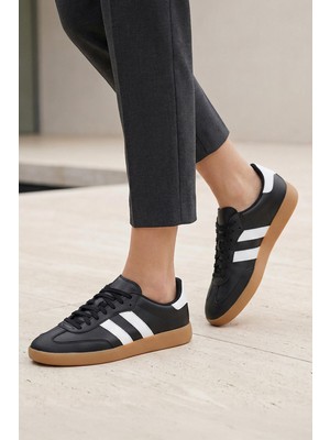 Rays Siyah Çizgili Günlük Ayakkabı 958