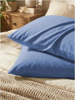 2 Adet Yastık Kılıfı %100 Pamuk Penye Kumaş 50X70CM | Esnek Yapı, Nevresim Seti ve Takımı Için Uygun