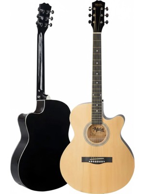 Midex XC-200NT Kesik Kasa Profesyonel Akustik Gitar 4/4 Yetişkin Üst Segment (Gigbag Çanta Tuner Capo Askı Pena)