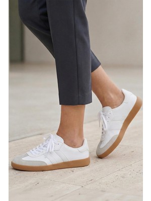 Rays Beyaz Çizgili Günlük Ayakkabı 958