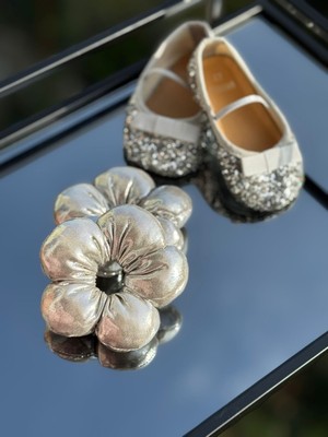 Joinkidz Metalik Daisy Scrunchie Parlak Kabarık Toka