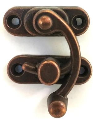 İnura Global Yay Gözü, Ahşap Kutu Klipsi - Büyük 37X45 Mm, Antik, 1 Adet