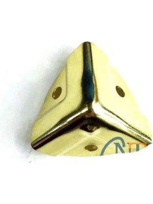 İnura Global Dekoratif, Kutu, Sandık Köşesi - 35X22 Mm, Küçük, Sarı, 100 Adet