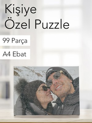 Kişiye Özel Puzzle │99 Parça │a4 Ebat │sevdiklerinizi Mutlu Edin │