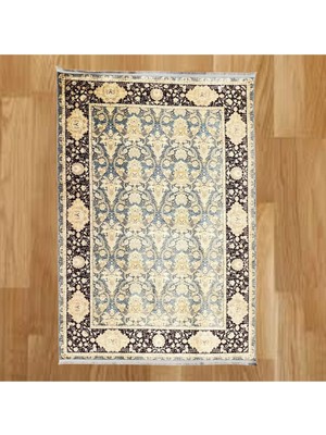 Mevlana Bazaar Millefleur Desenli 160 x 230 Dijital Baskı Halı