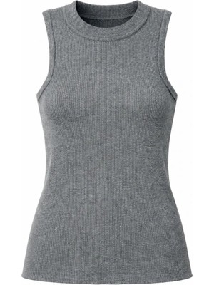 Purple By Banu Antrasit Fitilli Triko