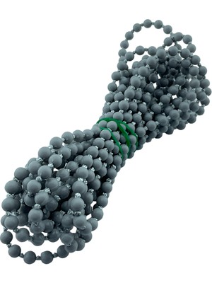 MorPerde Plastik Gri Sonsuz Zincir 150 cm