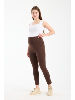 Esnek Kumaş Ayarlanabilir Bel Hamile Taytı