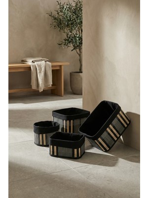 Acar Nordic 4 Lü Bambu Sepet Seti