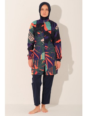 Alfasa Mira Desenli Tesettür Mayo - ALF26212