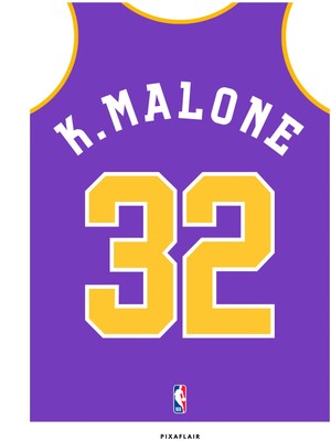 Pixaflair - Karl Malone - Çerçevesiz Poster