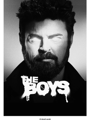 Pixaflair - The Boys - Butcher - Tablo - Çerçevesiz Film Poster