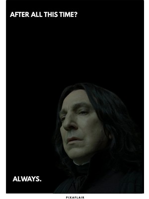 Pixaflair - Harry Potter - Severus Snape - Always - Çerçevesiz Poster