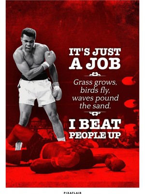 Pixaflair - Muhammed Ali - Victory - Çerçevesiz Poster