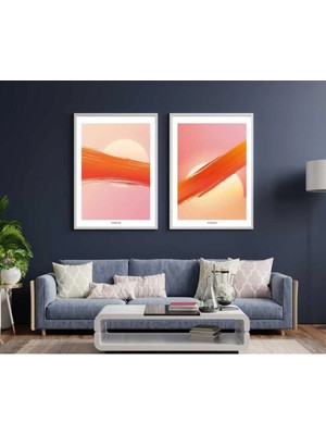 Pixaflair - Sun - Ev Dekor Poster - Çerçevesiz 3'lü Tablo Seti