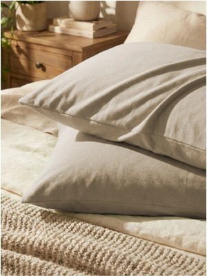 2 Adet Yastık Kılıfı %100 Pamuk Penye Kumaş 50X70CM | Esnek Yapı, Nevresim Seti ve Takımı Için Uygun