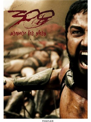 Pixaflair - 300 - Battle Of Thermopylae - Çerçevesiz Poster