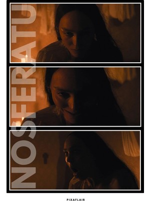 Pixaflair - Nosferatu - Evil - Tablo - Çerçevesiz Film Poster