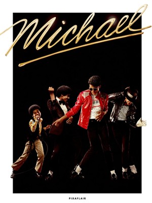 Pixaflair - Michael Jackson - Michael - Tablo - Çerçevesiz Film Poster