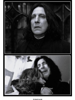 Pixaflair - Harry Potter - Severus Snape & Lily Potter - Pain - Tablo - Çerçevesiz Film Poster