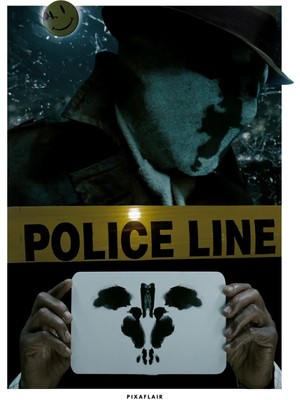 Pixaflair - Watchmen - Rorschach - Çerçevesiz Poster
