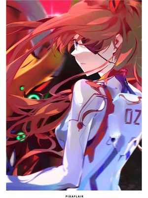 Pixaflair - Evangelion - Genesis - Tablo - Çerçevesiz Film Poster