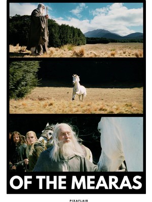 Pixaflair - The Lord Of The Rings The Two Towers - Maeras - Tablo - Çerçevesiz Film Poster