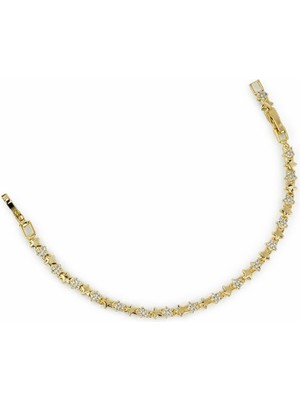 Sacha Yıldız Figürlü Taşlı ve Plaka Sıralı Bileklik