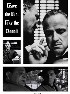 Pixaflair - The Godfather - Leave The Cannoli - Çerçevesiz Poster