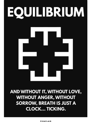 Pixaflair - Equilibrium - Love - Çerçevesiz Film Poster