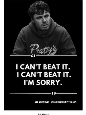 Pixaflair - Manchester By The Sea - Lee - Tablo - Çerçevesiz Film Poster