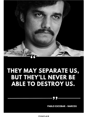 Pixaflair - Narcos - Pablo - Tablo - Çerçevesiz Film Poster