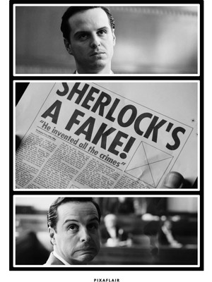 Pixaflair - Sherlock - Moriarty - Çerçevesiz Poster