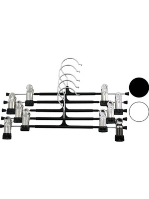 Calperia 10 Adet Plastik - Metal Uçlu Etek Askısı (5047)